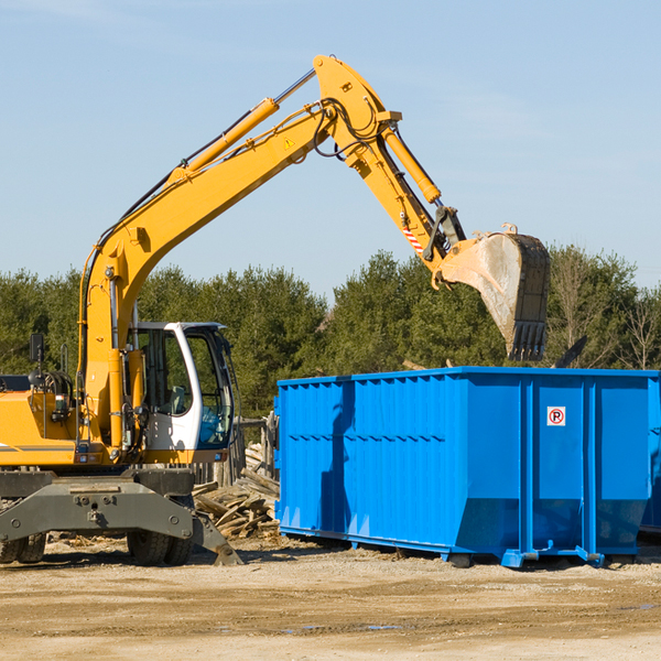 what are the rental fees for a residential dumpster in St Clair Minnesota